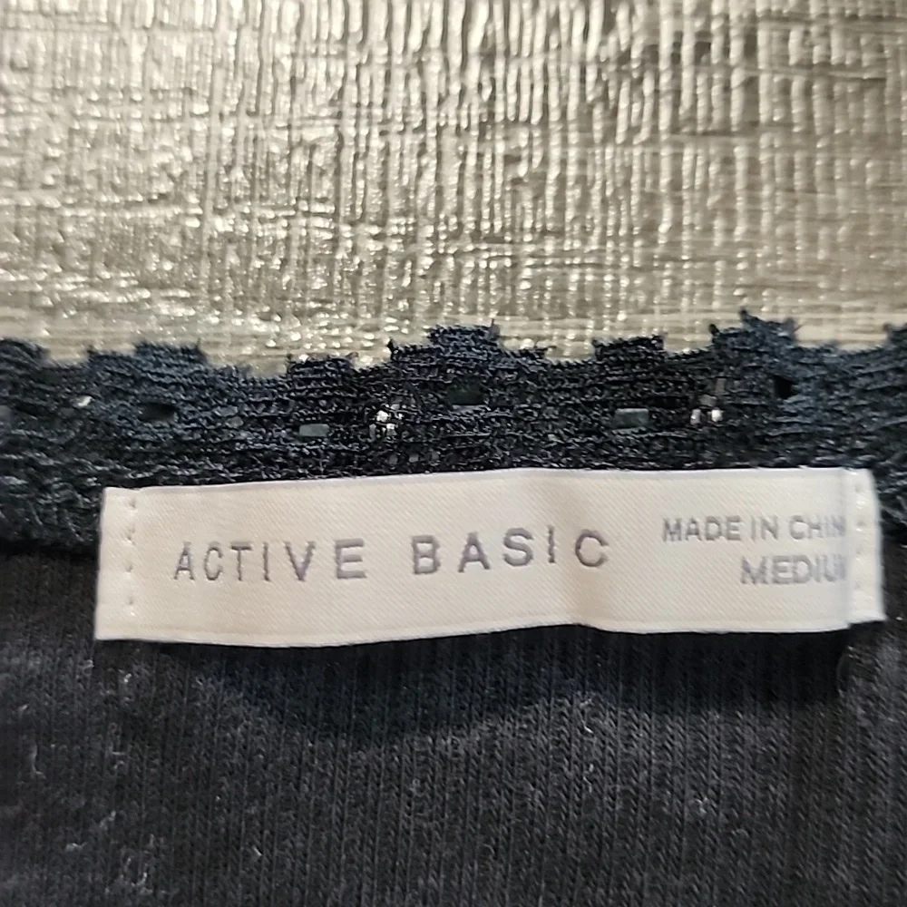 🌹 Active Basic Ribbed Knit Tee 🌹 - Picture 2 of 4